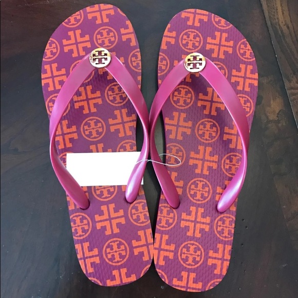 Tory Burch Flip Flops Party Fuchsia - Picture 5 of 5